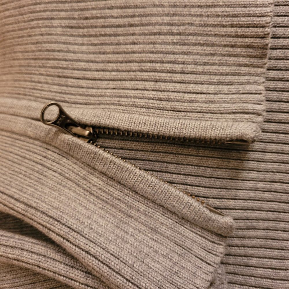 SOLD: Eddie Bauer Pima Cotton Zipper XL Sweater - Picture 4 of 6